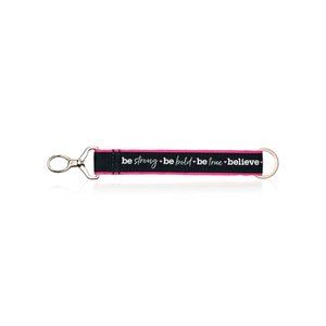 Thirty-one Hang-It-Up Key Fob - Be Strong Be Bold Be True Believe- NIB